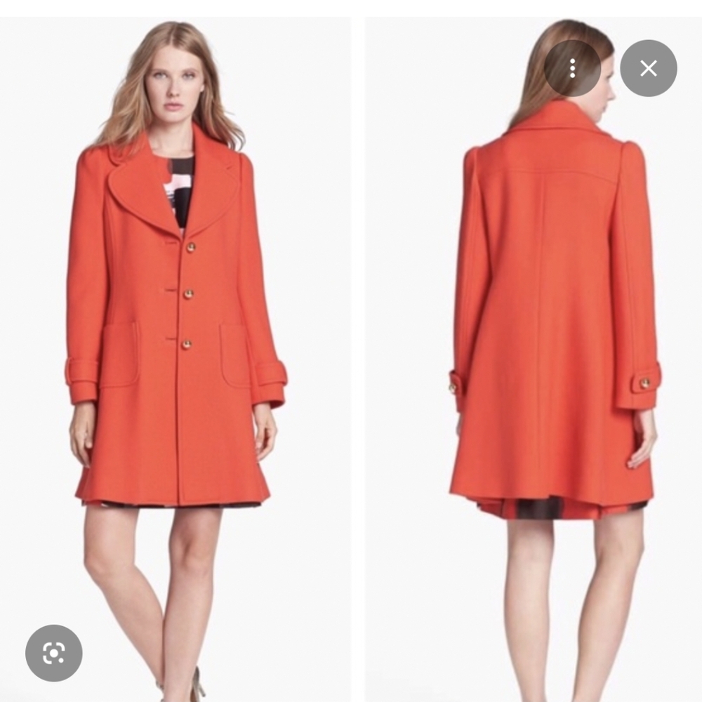 Kate Spade Eryn Wool Peacoat